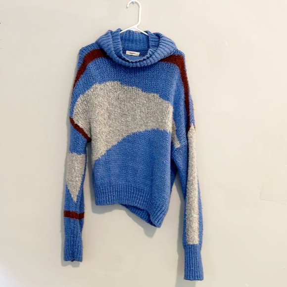 Sita Murt Runway Abstract Alpaca Color Sweater Chunky women size 12 - Picture 3 of 5